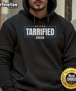 Funny Tarrified Saying Hoodie featuring a humorous graphic that adds a playful touch to casual outfits.