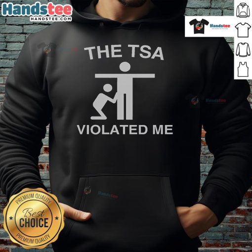 Funny TSA Violated Me Stickman Hoodie design featuring a humorous stickman graphic, perfect for travel enthusiasts.