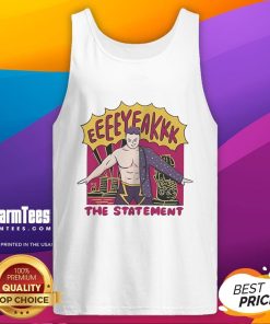 Funny Wrestle Pastel Eyeak Statement Tank Top showcasing a vibrant design perfect for casual wear and wrestling fans.