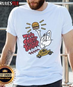 Good 7th Street Burger Masaya Collab New York T-Shirt featuring vibrant graphics and stylish design, perfect for burger lovers.