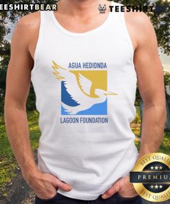 Alt Text: Good Agua Hedionda Lagoon Foundation logo tank top featuring vibrant design and eco-friendly message.