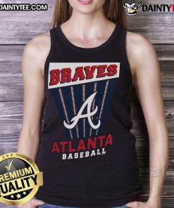 Good Atlanta Braves Baseball Starter Tank Top in red, featuring team logo and comfortable fit for fans and athletes.