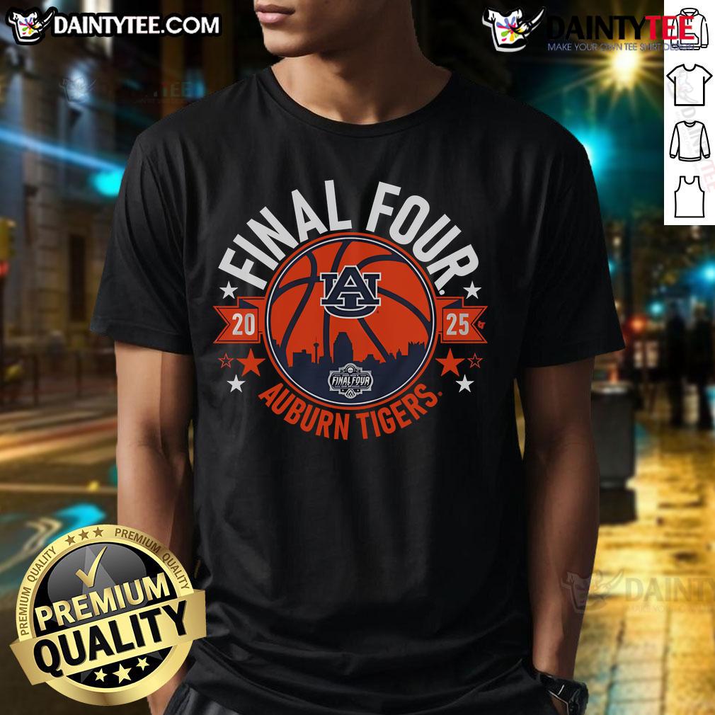 Good Auburn Basketball 2025 Final Four T Shirt Good Auburn Basketball 2025 Final Four T-Shirt featuring team colors and logo for proud fans celebrating their victory.
