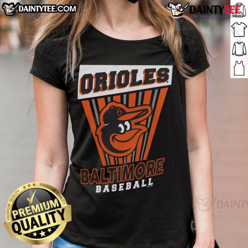 Good Baltimore Orioles Baseball Starter Ladies Tee featuring team logo and stylish design for female fans.