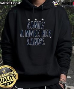Alt Text: Good Bandz A Make Her Dance Hoodie in vibrant colors, perfect for casual wear and music lovers.