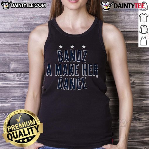 Good Bandz A Make Her Dance tank top featuring a stylish design, perfect for casual wear and dance enthusiasts.