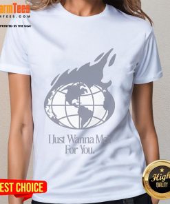 Good Beach Weather Globe Ladies Tee featuring a vibrant beach scene, perfect for summer outings and casual wear.