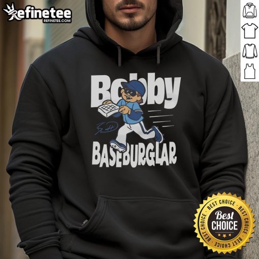 Good Bobby Baseburglar kids hoodie featuring a fun design, perfect for stylish and adventurous children's wear.