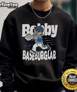 Kids sweatshirt featuring Good Bobby Baseburglar design, perfect for playful and cozy outfits.