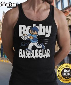 Good Bobby Baseburglar kids tank top featuring colorful graphics and a fun design for playful summer outfits.