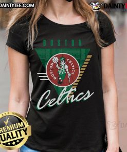 Good Boston Celtics Final Seconds Ladies Tee featuring vibrant team colors and a stylish design for passionate fans.