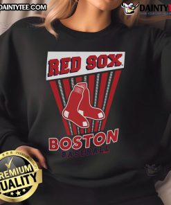 Good Boston Red Sox baseball starter sweatshirt in team colors, perfect for fans and casual wear.