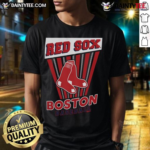 Good Boston Red Sox baseball starter t-shirt featuring vibrant team colors and logo, perfect for fans and casual wear.