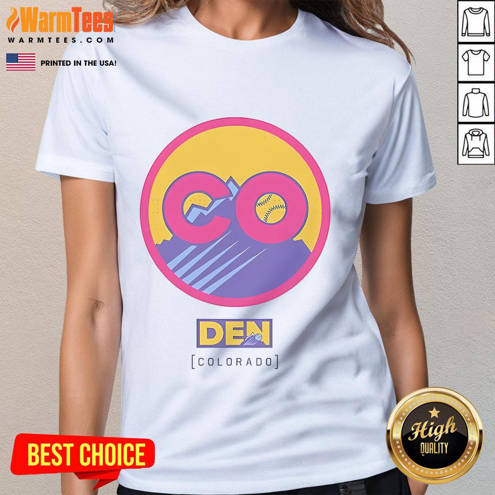 Good Colorado Rockies 2025 City Connect Logo Ladies Tee Good Colorado Rockies 2025 City Connect logo on a ladies tee, perfect for fans and stylish summer outfits.