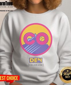 Good Colorado Rockies 2025 City Connect logo sweatshirt featuring vibrant team colors and unique design elements.