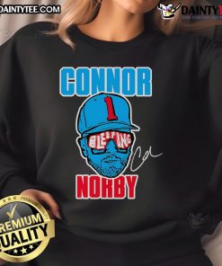 Good Connor Norby Bleeping Sweatshirt featuring a stylish design, perfect for casual wear and fans of unique apparel.