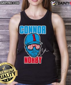 Alt Text: Good Connor Norby in a stylish Bleeping Tank Top, showcasing a trendy summer outfit perfect for casual wear.