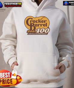 Good Cracker Barrel 400 Nashville Superspeedway hoodie featuring vibrant graphics and a comfortable fit for race fans.