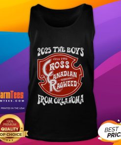 Good Cross Canadian Ragweed concert 2025 tank top featuring 'The Boy From Oklahoma' design in vibrant colors.