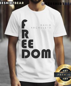 Good David Archuleta Freedom Block T-Shirt featuring bold lettering and a stylish design, perfect for fans and casual wear.