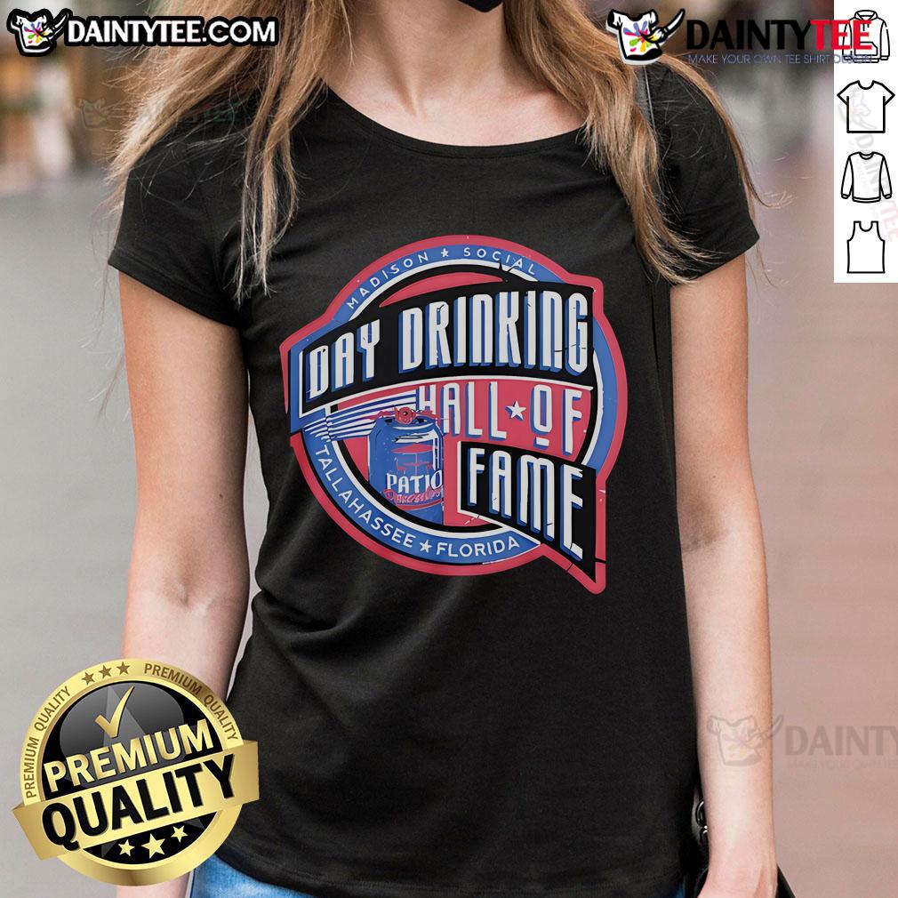 Good Day Drinking Hall Of Fame Madison Social Tallahassee Florida Ladies Tee Good Day Drinking Hall of Fame Ladies Tee at Madison Social, Tallahassee, Florida, showcasing a vibrant design and style.