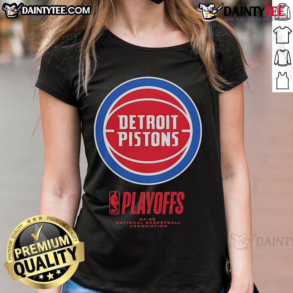 Good Detroit Pistons 2025 Nba Playoffs Alley Oop Ladies Tee Good Detroit Pistons 2025 NBA Playoffs Alley Oop Ladies Tee featuring vibrant team colors and stylish design.