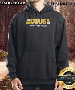 Good Deus House of Simple Pleasures Hoodie in cozy fabric, perfect for casual wear and stylish comfort.