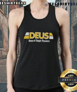 Good Deus House of Simple Pleasures tank top featuring a stylish design perfect for casual summer wear.