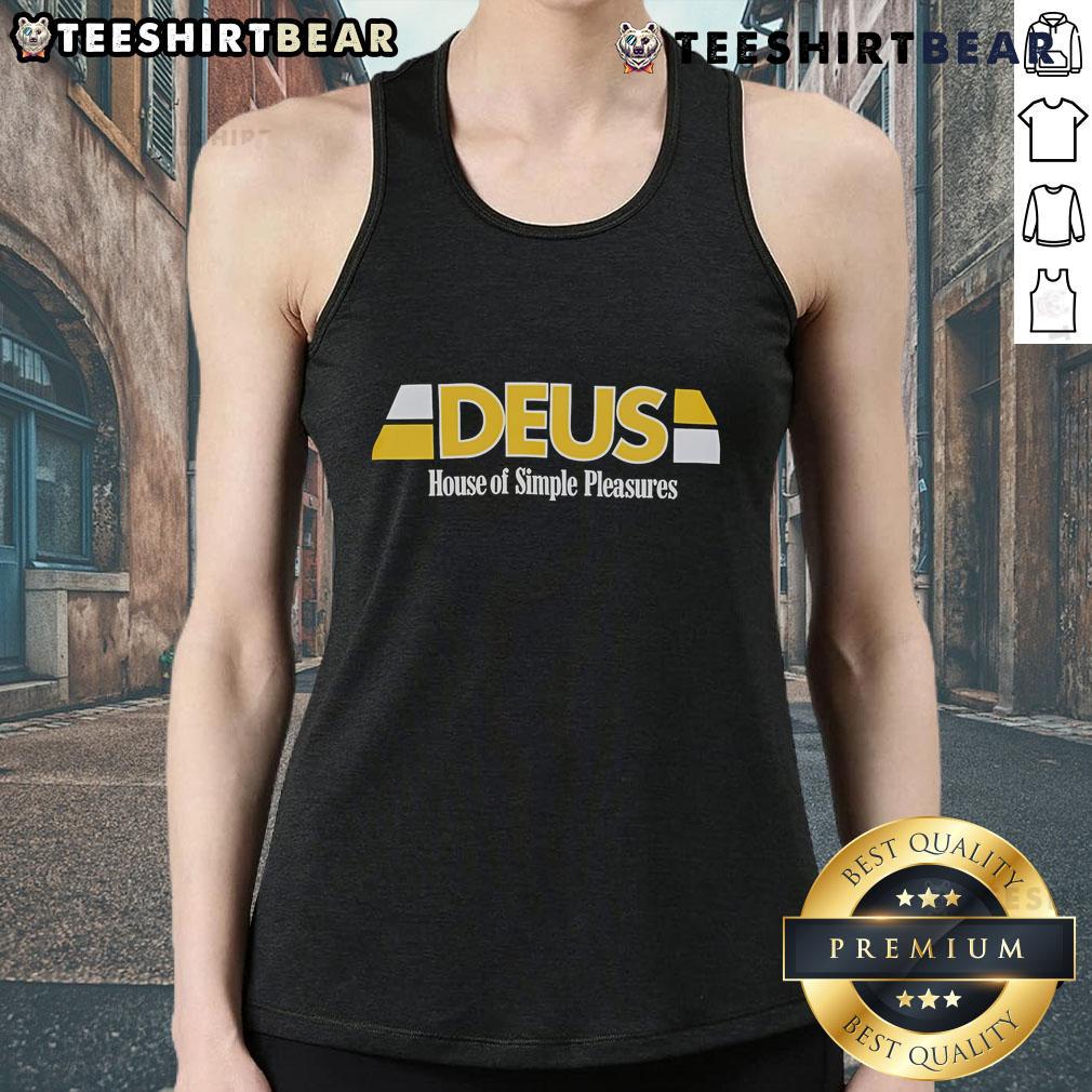 Good Deus House Of Simple Pleasures Tank Top Good Deus House of Simple Pleasures tank top featuring a stylish design perfect for casual summer wear.