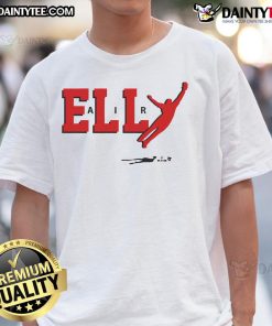 Good Elly De La Cruz Air Elly T-Shirt featuring vibrant graphics and a stylish design for fans of baseball apparel.