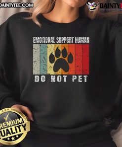Vintage anniversary sweatshirt featuring 'Good Emotional Support Husband' design, perfect gift for supportive partners.