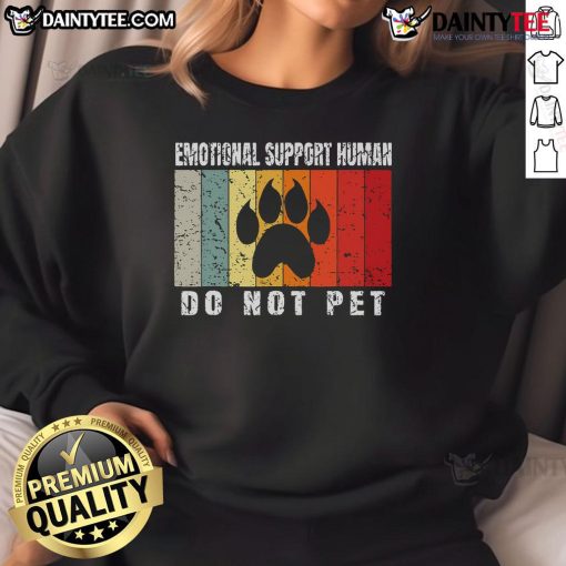 Vintage anniversary sweatshirt featuring 'Good Emotional Support Husband' design, perfect gift for supportive partners.