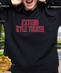 Good Extend Kyle Tucker sweatshirt featuring a stylish design for fans, perfect for game day or casual wear.