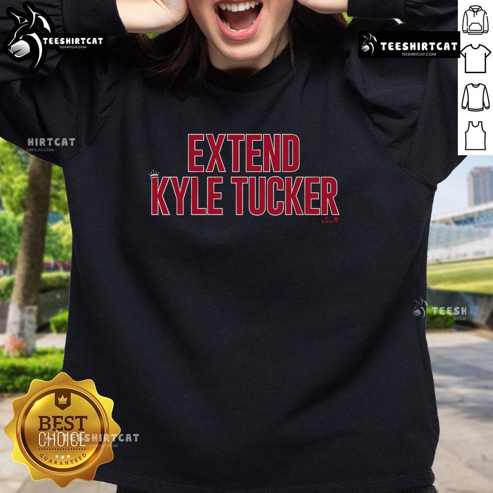 Good Extend Kyle Tucker Sweatshirt Good Extend Kyle Tucker sweatshirt featuring a stylish design for fans, perfect for game day or casual wear.