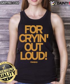 Good Finneas For Cryin' Out Loud tank top featuring a stylish design, perfect for fans and casual wear.