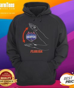 Alt Text: Good Florida Basketball National Champions Gator Chomp Hoodie featuring team colors and logo for fans.