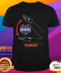 Good Florida Basketball National Champions Gator Chomp T-Shirt featuring vibrant team colors and iconic Gator logo.
