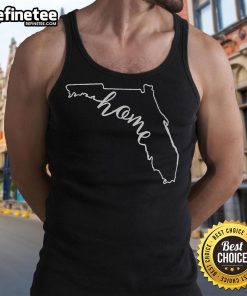 Good Florida Native Home Love tank top design featuring vibrant colors and a casual style for Florida enthusiasts.