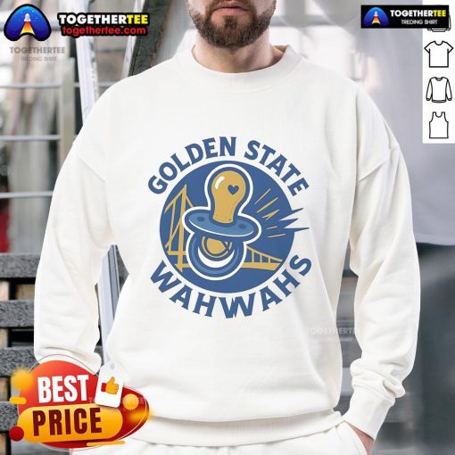 Good Golden State Wahwahs logo sweatshirt featuring a vibrant design, perfect for fans and casual wear.