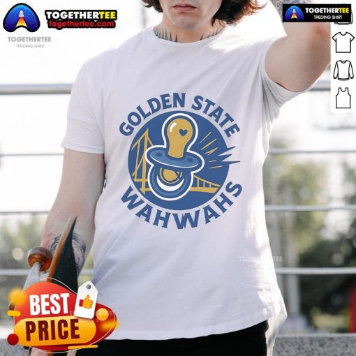 Good Golden State Wahwahs Logo T-Shirt featuring a vibrant design and comfortable fit, perfect for fans and casual wear.