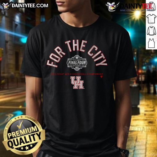 Good Houston Basketball For The City Final Four T-Shirt featuring vibrant design celebrating Houston's basketball spirit.