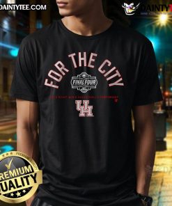 Good Houston Basketball For The City Final Four T-Shirt featuring vibrant design celebrating Houston's basketball spirit.