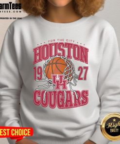 Good Houston Cougars Cut The Net Sweatshirt featuring team colors and logo, perfect for fans and game day.