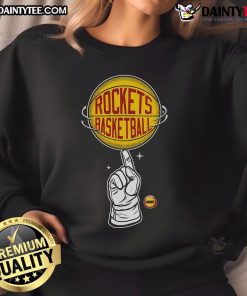 Good Houston Rockets Hardwood Classics Finger Spin Sweatshirt, featuring vibrant team colors and iconic design for fans.