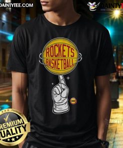 Good Houston Rockets Hardwood Classics Finger Spin T-Shirt featuring team colors and logo, perfect for fans and collectors.