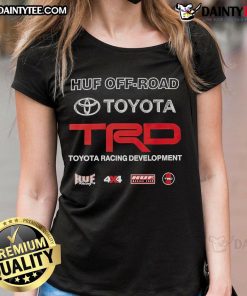 Good HUF X Toyota TRD Team 4X4 Ladies Tee featuring a stylish design perfect for off-road enthusiasts.