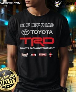 Alt Text: Good Huf X Toyota TRD Team 4X4 T-Shirt featuring bold graphics and a stylish design for off-road enthusiasts.