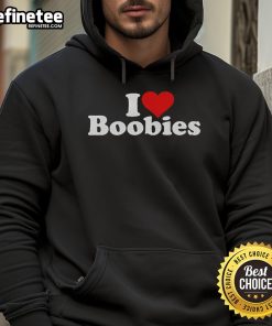 Good I Love Heart Boobies Hoodie featuring a playful graphic design for fun and stylish casual wear.