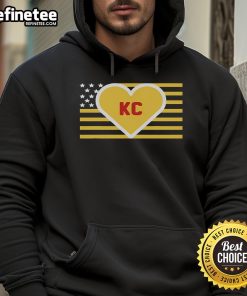 Good I Love Kansas City KC hoodie displayed on a stylish background, perfect for Kansas City fans and fashion lovers.