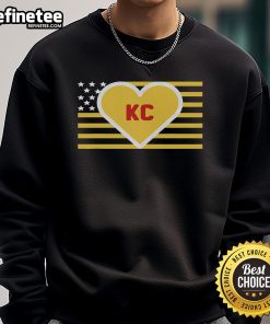 Good I Love Kansas City KC Sweatshirt in vibrant colors, perfect for showing your Kansas City pride and style.